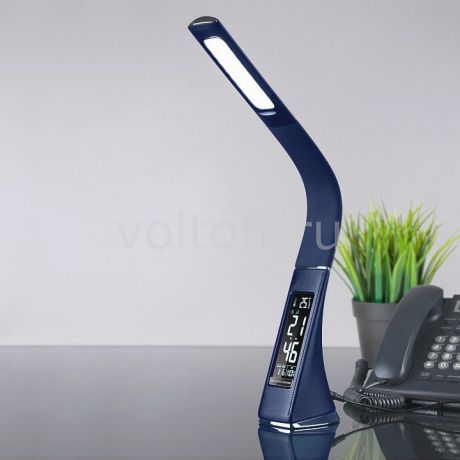 Настольная лампа офисная Eurosvet Elara синий (TL90220) 6W