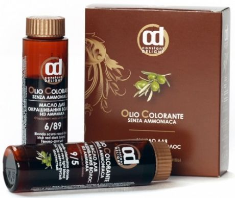 Constant Delight Масло для окрашивания волос Olio Colorante (55 оттенков), 50 мл, 7.09 ореховый, 50 мл