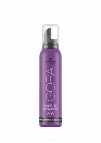 Schwarzkopf Professional Игора Оттеночный мусс для волос Igora Color Expert Mousse, 100 мл (13 тонов), IGORA COLOR EXPERT Мусс для волос 5-88 Средний коричневый красный экстра, 100 мл, 100 мл