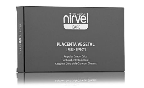 Nirvel Reconstituted Plant PL Acenta Fresh Effect Ампулы против выпадения с плацентой и освежающим эффектом, 10*10 мл