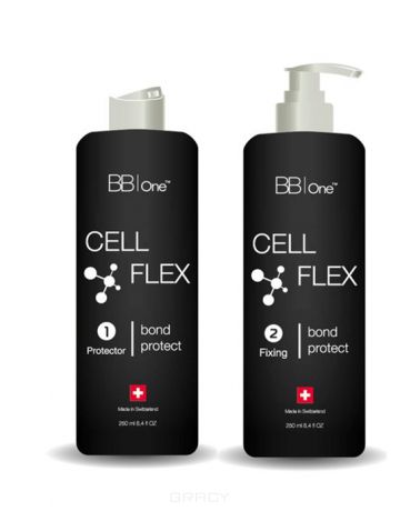 BB One Набор CellFlex Защита связей в волосах при химических воздействиях, реконструкция Шаг 1 + Шаг 2, Набор CellFlex Шаг 1 + Шаг 2, 250/250 мл