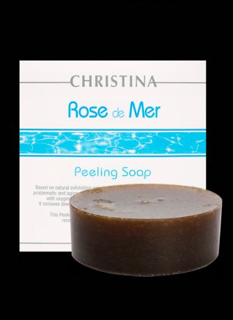 Christina Пилинговое мыло Rose de Mer Peeling Soap, 1 шт, 55 гр