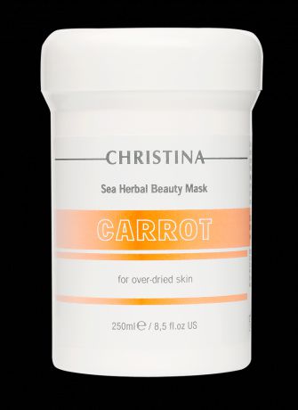 Christina Маска красоты на основе морских трав для пересушенной кожи «Морковь» Sea Herbal Beauty Mask Carrot for over-dried skin, 250 мл
