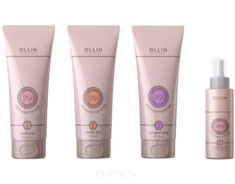 OLLIN Professional Набор для СПА-ламинирования волос, 3*250 + 150 мл