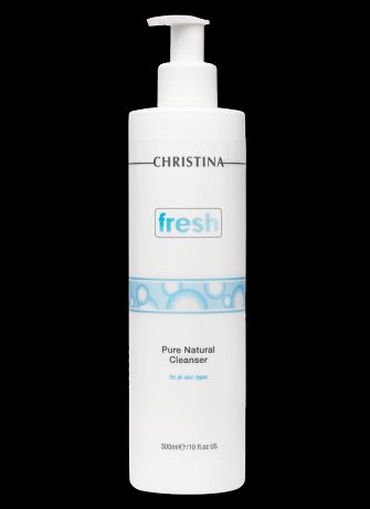 Christina Натуральный очищающий гель для всех типов кожи Fresh Pure Natural Cleanser, 300 мл