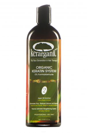 Kerarganic Состав для кератинового выпрямления волос Organic Keratin Treatment (без формальдегида), 118 мл