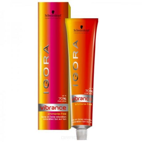 Schwarzkopf Professional Крем-краска для волос без аммиака Igora Vibrance , 60 мл (47 тонов), 1-1 черный сандрэ, 60 мл