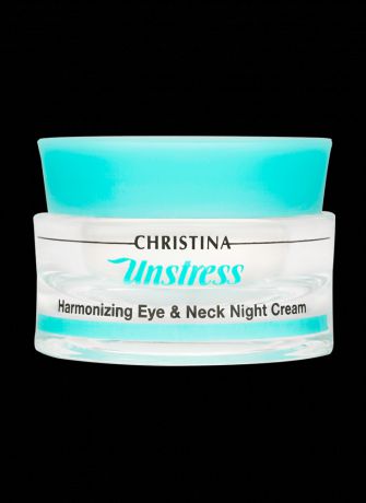 Christina Гармонизирующий ночной крем для кожи вокруг глаз и шеи Unstress Harmonizing Eye & Neck Night Cream, 30 мл