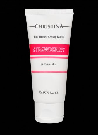 Christina Маска красоты на основе морских трав для нормальной кожи «Клубника» Sea Herbal Beauty Mask Strawberry for normal skin, 250 мл