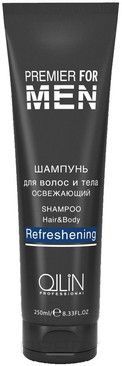 OLLIN Professional Шампунь для волос и тела освежающий Shampoo Hair&Body Refreshening, 250 мл