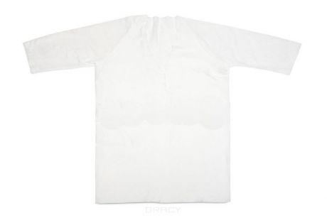 Igrobeauty Халат-кимоно Бусидо SMS 25г/м2, с рукавами, 10 шт./уп. (2 цвета), Белый, 10 шт