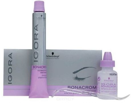 Schwarzkopf Professional Igora Bonacrom краска для бровей и ресниц (3 оттенка) Игора Бонахром, шт. Цвет: Черный