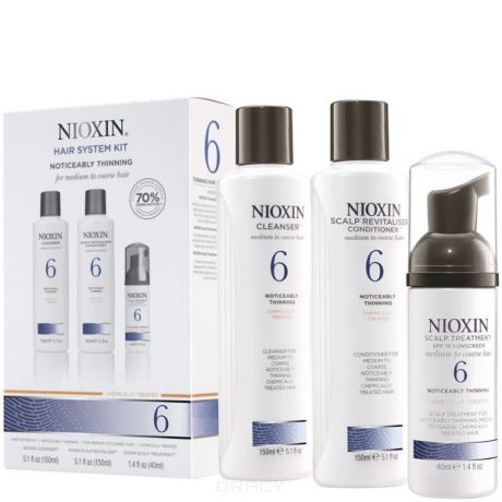Nioxin Система 6. Набор, 150/150/40 мл