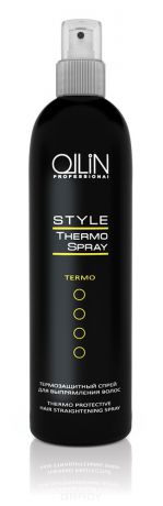 OLLIN Professional Термозащитный спрей для выпрямления волос Thermo Protective Hair Straightening Sp, 250 мл