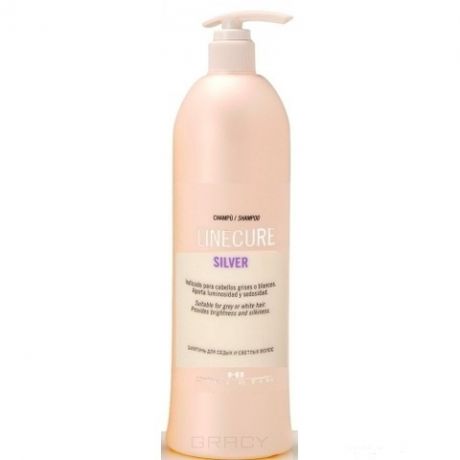 Hipertin Шампунь для седых и светлых волос Linecure Silver Shampoo, 1000 мл