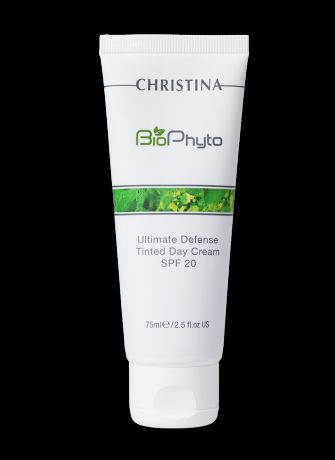 Christina Дневной крем «Абсолютная защита» SPF 20 с тоном Bio Phyto Ultimate Defense Tinted Day Cream (шаг 8b), 250 мл