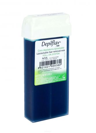 Depilflax Воск в картридже BLUE Азуленовый для тонких и ослабленных волос, 110 гр.