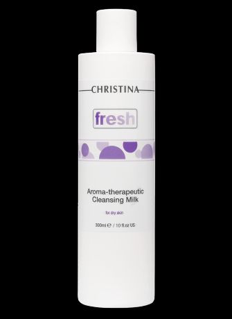 Christina Ароматерапевтическое очищающее молочко для сухой кожи Fresh Aroma Therapeutic Cleansing Milk for dry skin, 300 мл