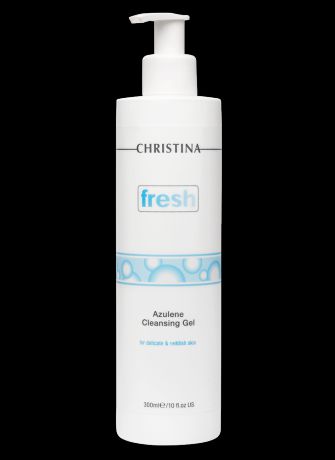 Christina Азуленовый очищающий гель для чувствитетельной и склонной к покраснениям кожи Fresh Azulene Cleansing Gel for delicate & reddish skin, 300 мл