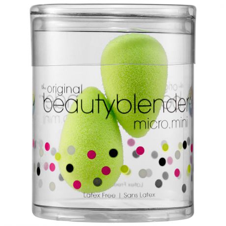 BeautyBlender 2 мини-спонжа для макияжа Micro Mini зеленых