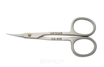 Metzger Ножницы для кожи, форма лезвий: изогнутые, матовые, размер:8,5 см, CS-909-D (CVD)