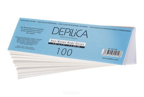 Depilica Нетканые полоски для эпиляции (для тела) Non-Woven Body Strips, 7х20 см, 400 шт
