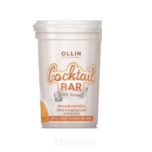 OLLIN Professional Крем-кондицонер для волос яичный коктейль блеск и восстановление волос, 500 мл
