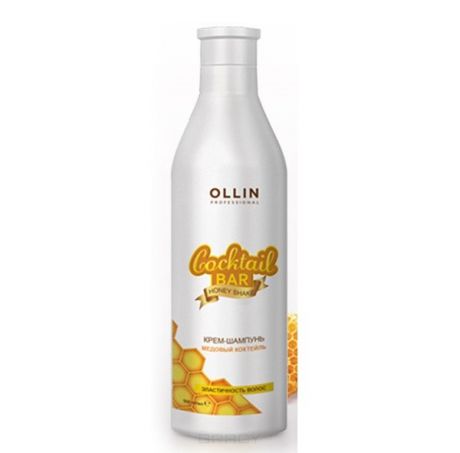 OLLIN Professional Крем-шампунь "Медовый коктейль" Эластичность волос, 500 мл