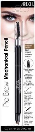Ardell Влагостойкий механический карандаш для бровей Ardell Mechanical Pencil (3 цвета), Средне-коричневый (Medium brown)