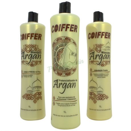 Coiffer Профессиональный набор для выпрямления и восстановления для смешанного типа волос Argan
