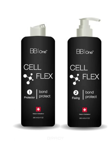 BB One Набор CellFlex Защита связей в волосах при химических воздействиях, реконструкция Шаг 1 + Шаг 2, Набор CellFlex Шаг 1 + Шаг 2, 100/100 мл (розлив)