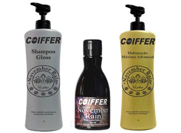Coiffer Профессиональный набор для максимального увлажнения волос November Rain, (2х1л+80мл)