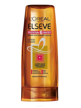 L'Oreal Бальзам Elseve Роскошь питания 6 масел, 400 мл