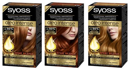 Syoss Краска для волос Oleo Intense, 115 мл (28 оттенков), 3-82 Красное дерево , 115 мл