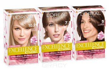 L'Oreal Краска для волос Excellence Creme (32 оттенка), 270 мл, 7.1 Русый пепельный, 270 мл