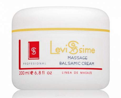Levissime Массажный крем для тела Massage Balsamic Cream, 200 мл