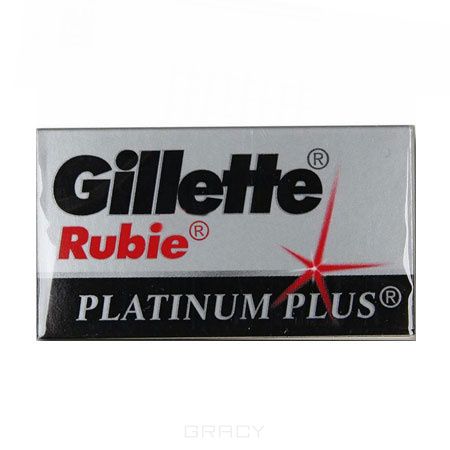 Gillette Лезвия для станка Rubie платиновые, 5 шт