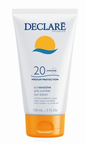 Declare Солнцезащитный лосьон SPF 20 с омолаживающим действием Anti-Wrinkle Sun Lotion SPF 20, 150 мл