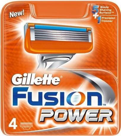 Gillette Сменные кассеты для бритья Fusion Power, 2 шт