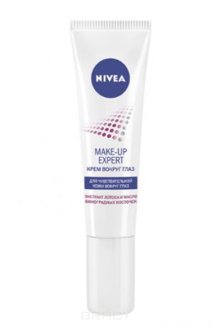 Nivea Крем для чувствительной кожи вокруг глаз Make-up Expert, 15 мл