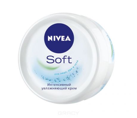 Nivea Крем для тела и лица Увлажняющий Интенсивный универсальный Soft, 100 мл