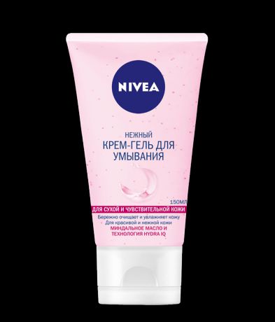 Nivea Крем-гель Очищающий нежный для сухой и чувствительной кожи, 150 мл