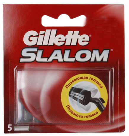 Gillette Сменные кассеты Slalom, 5 шт./уп.