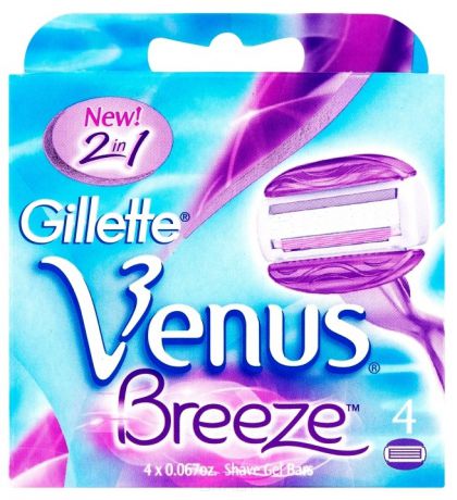 Gillette Сменные кассеты Venus Breeze, 2 шт