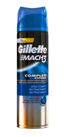 Gillette Гель для бритья Успокаивающий Mach3, 200 мл