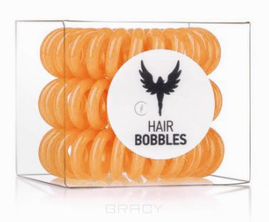 HH Simonsen Резинка для волос Hair Bobbles оранжевая, 3 шт