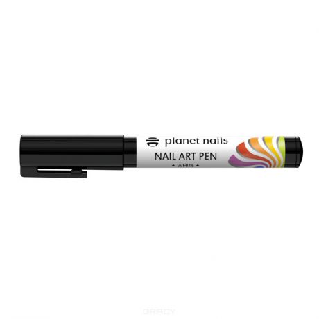 Planet Nails Карандаш для дизайна Nail Art Pen (10 оттенков), Карандаш для дизайна Nail Art Pen (10 оттенков), 1 шт, Черный