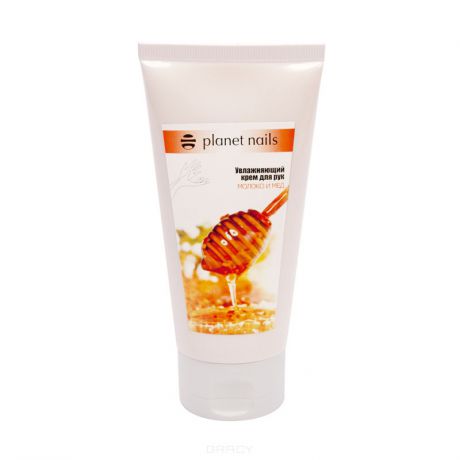 Planet Nails Увлажняющий крем для рук Молоко и мед, 120 гр