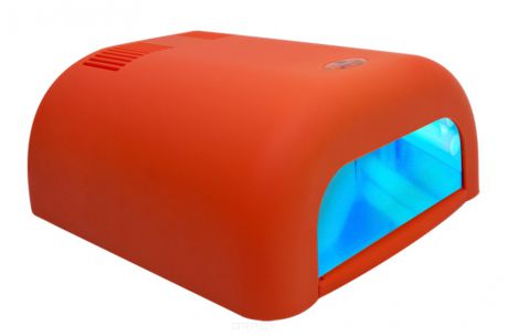 Planet Nails УФ лампа 36W ASN Tunnel "Велюр" (3 цвета), 1 шт, Оранжевая