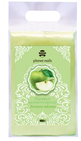 Planet Nails Парафин косметический "Зеленое яблоко", 400 гр